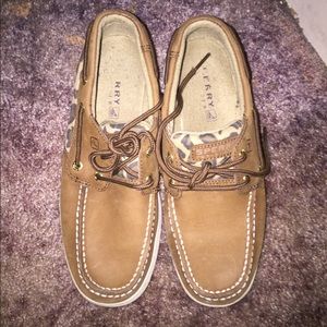 Cheetah Print Sperry Topsider